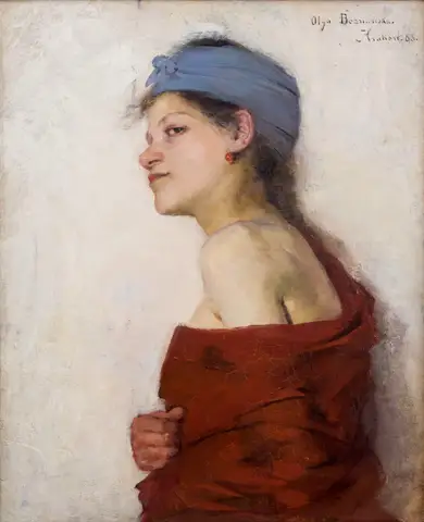 Portrait of Gypsy Woman by Olga Boznańska