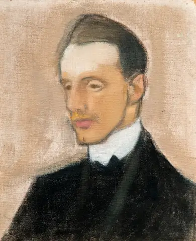 Study in Brown by Helene Schjerfbeck