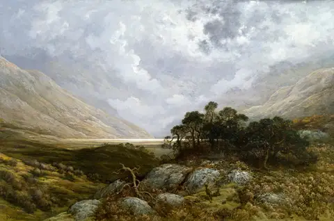 Landscape in Scotland by Gustave Doré
