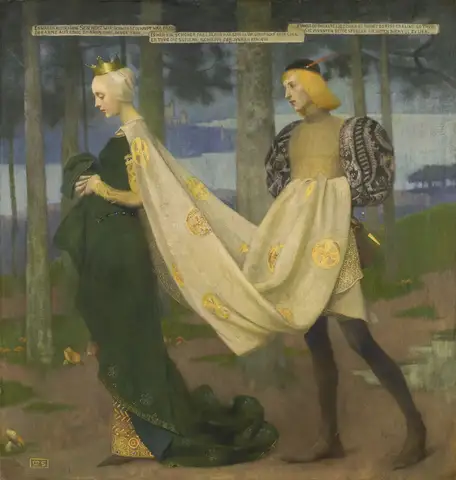 The Queen and the Page by Marianne Stokes