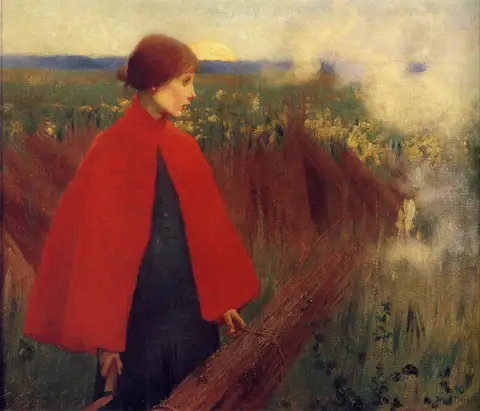 The Passing Train by Marianne Stokes