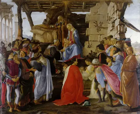 Adoration of the Magi (Zanobi Altar) by Sandro Botticelli