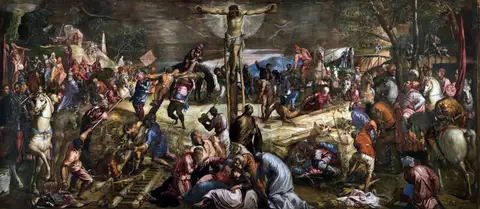 Crucifixion of Christ by Tintoretto