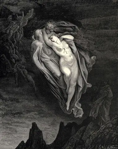 The Inferno, Canto 5 by Gustave Doré