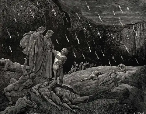 The Inferno, Canto 15 by Gustave Doré