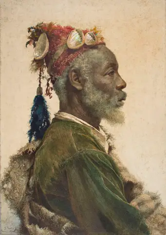 The Darcawi Holy Man of Marrakech by José Tapiro y Baro