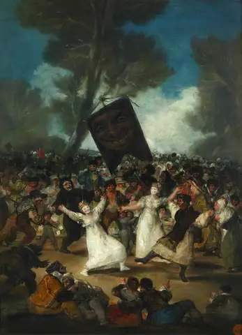 The Burial of the Sardine by Francisco de Goya y Lucientes