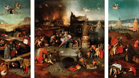 Temptation of Saint Anthony by Hieronymus Bosch