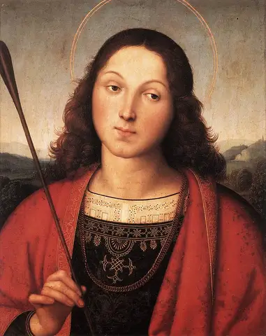 St Sebastian by Raphael Sanzio