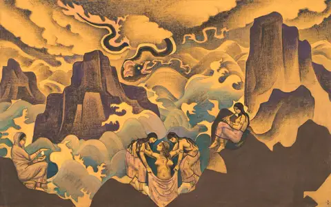 Serpent of Wisdom by Nicholas Roerich