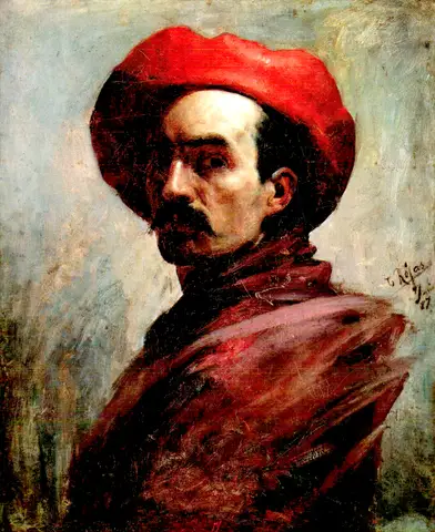 Self-portrait by Cristóbal Rojas Poleo