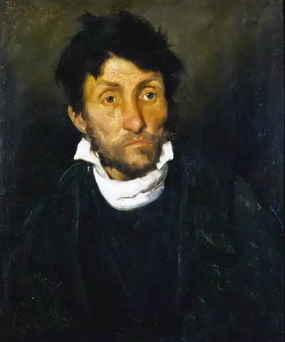 Portrait of a Kleptomaniac by Théodore Géricault
