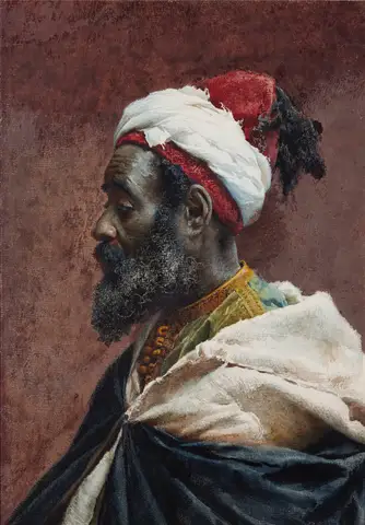 Profile of Moroccan Man by José Tapiro y Baro