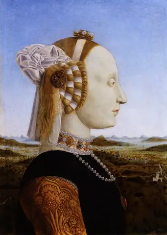Portrait of the Duchess of Urbino by Piero della Francesca