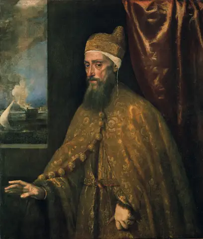 Portrait of Doge Francesco Venier by Titian