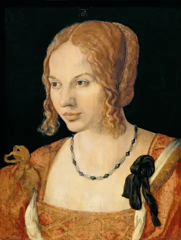 Portrait of a Young Venetian Woman by Albrecht Dürer