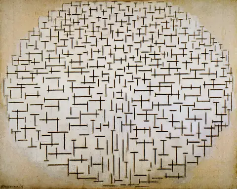 Pier and Ocean (Composition No. 10) by Piet Mondrian