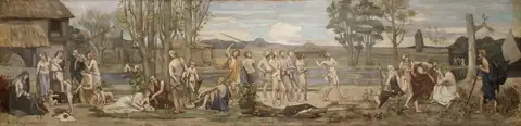 Patriotic Games by Pierre Puvis de Chavannes
