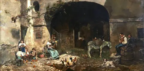 Outside a Roman Hostelry by Elena Brockmann