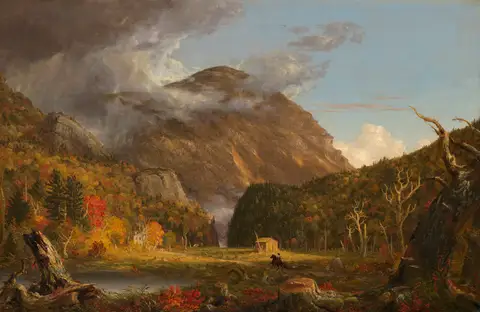 Notch of the White Mountains (Crawford Notch) by Thomas Cole