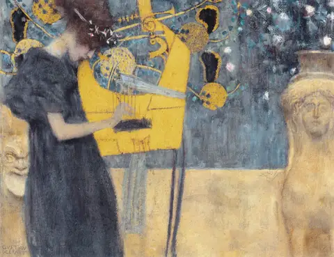 Music 1 by Gustav Klimt
