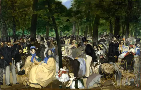 Musica en las Tullerias by Édouard Manet