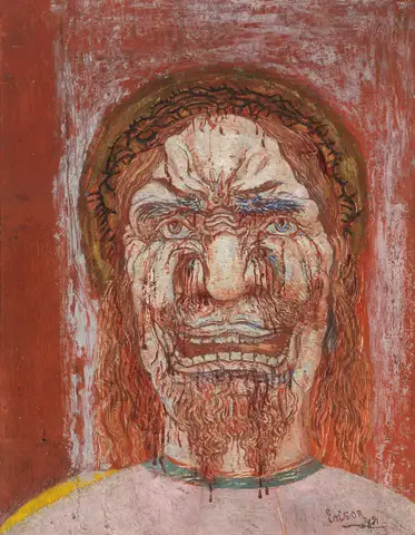 Man of Sorrows by James Ensor