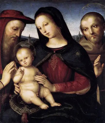 Madonna with Child and Saints by Raphael Sanzio