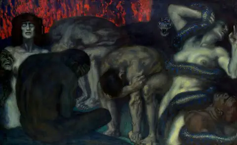 Inferno by Franz Stuck