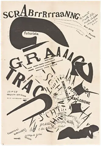 In the Evening, Lying on Her Bed, She Reread the Letter from Her
          Artilleryman at the Front by Filippo Tommaso Marinetti