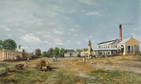 Hacienda La Fortuna by Francisco Oller
