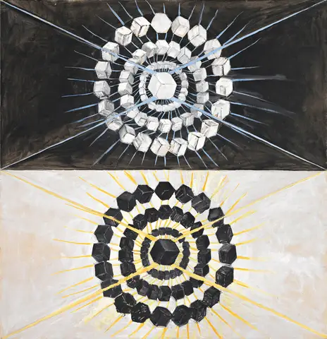 Group IX/SUW No. 8, The Swan, No. 8 by Hilma af Klint