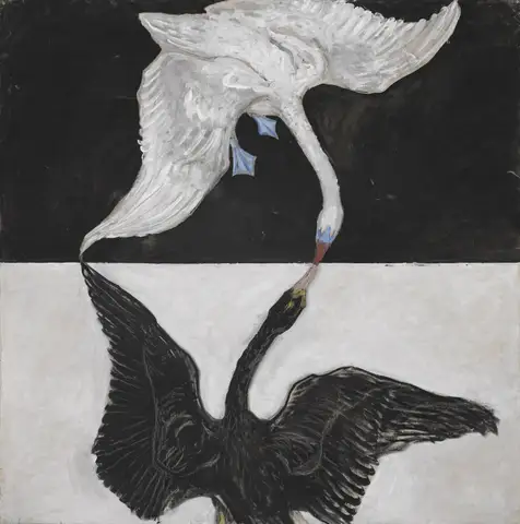 Group IX/SUW, The Swan, No. 1 by Hilma af Klint