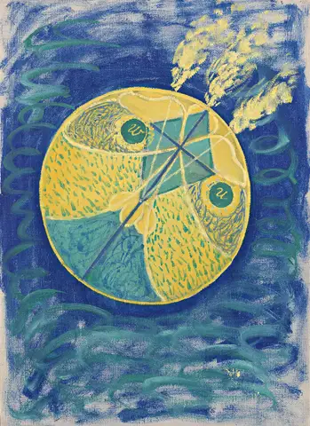 Group I, No. 7, Primordial Chaos by Hilma af Klint