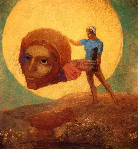 Figure by Odilon Redon
