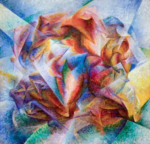 Dynamism of a Soccer Player by Umberto Boccioni