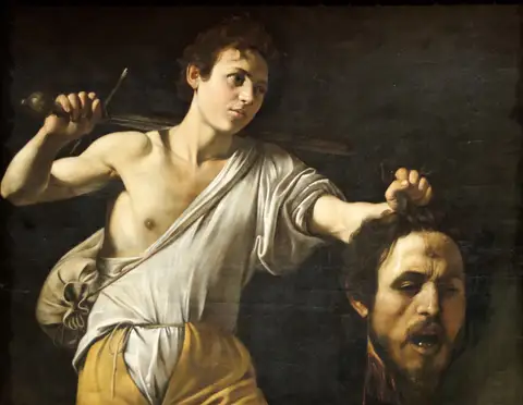 David with the Head of Goliath (1607) by Caravaggio