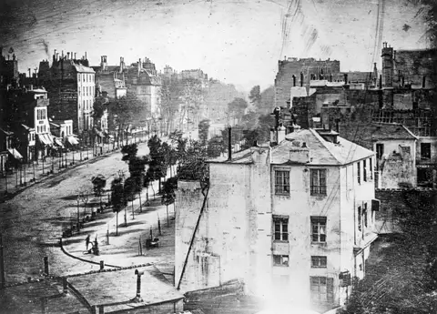 Boulevard du Temple by Louis Jacques Mandé Daguerre
