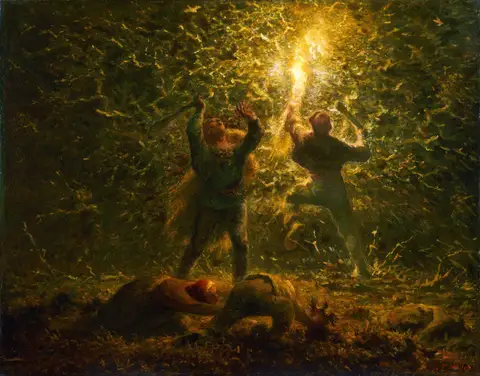 Bird’s-Nesters by Jean-François Millet