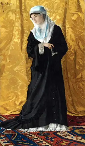 A Lady of Constantinople by Osman Hamdi Bey