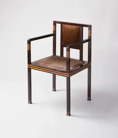 'The Rich Catch of Fish' Armchair by Koloman Moser