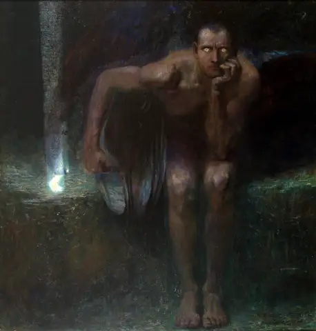 Lucifer by Franz Stuck