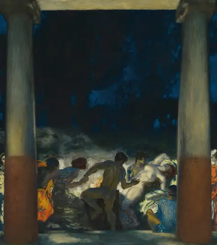 Bacchanal by Franz Stuck
