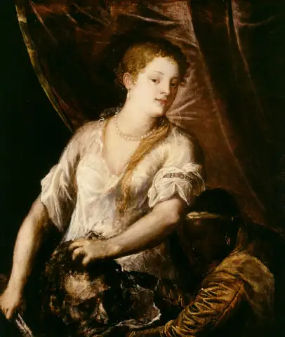 Judith and Her Maidservant with the Head of Holofernes by Titian