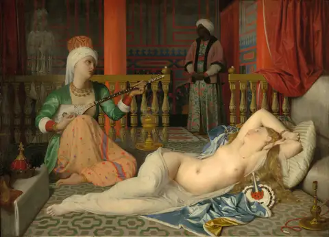 Odalisque with Slave by Jean-Auguste-Dominique Ingres