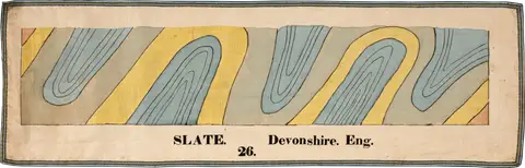 Slate, Devon, England by Orra White Hitchcock