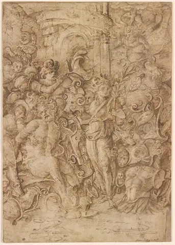 Triumph of Jupiter by Bernardo Parentino