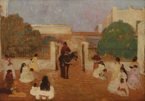 The Gaucho Candioti by Pedro Figari