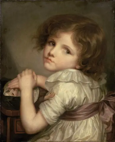 Child with a Doll by Anne Genevieve Greuze