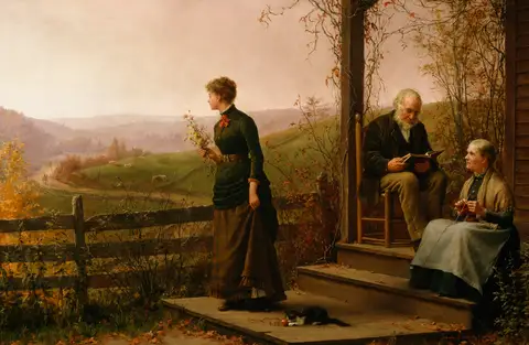 Love's Young Dream by Jennie Augusta Brownscombe